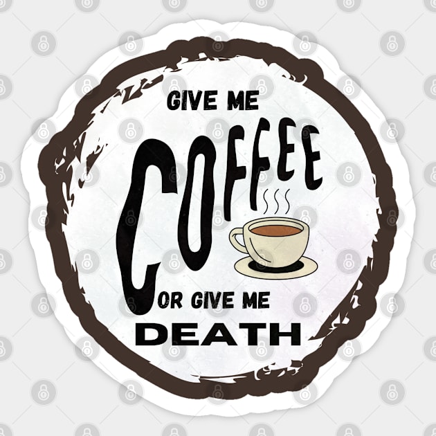 Coffee now Sticker by VultureVomitInc